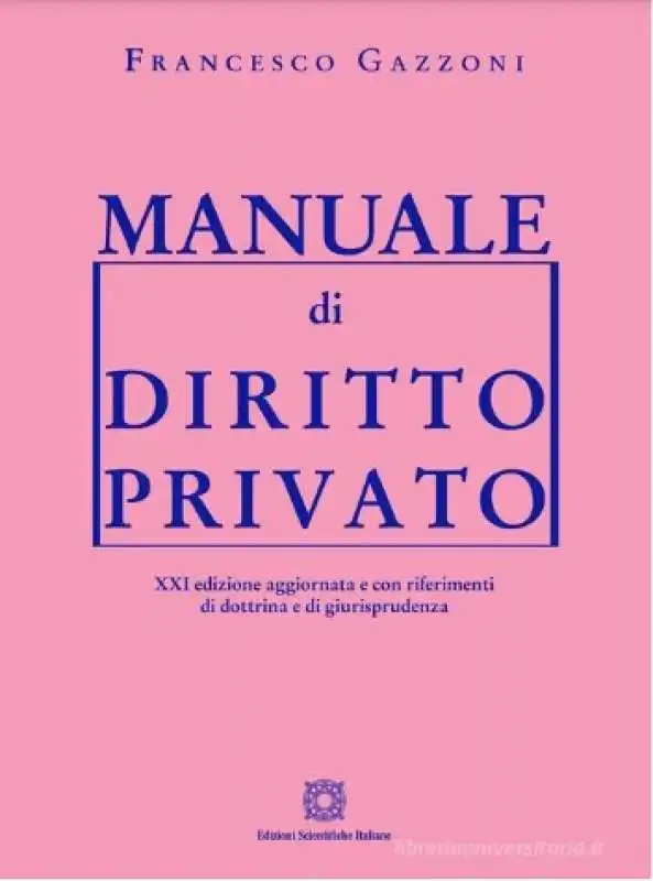 Francesco Gazzoni - manuale di diritto privato