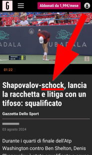 gazzetta dello sport, titolo choc