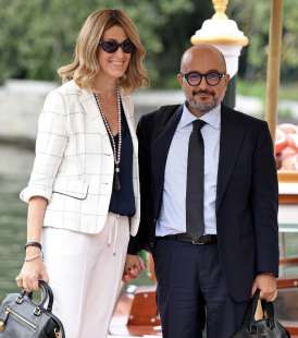 GENNARO SANGIULIANO CON FEDERICA CORSINI A VENEZIA - 28 AGOSTO 2024