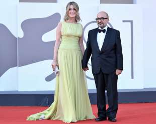 GENNARO SANGIULIANO CON LA MOGLIE FEDERICA CORSINI ALLA MOSTRA DEL CINEMA DI VENEZIA