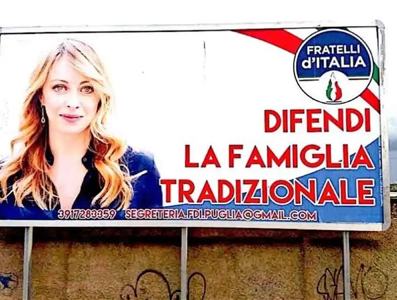 GIORGIA MELONI A FAVORE DELLA FAMIGLIA TRADIZIONALE 