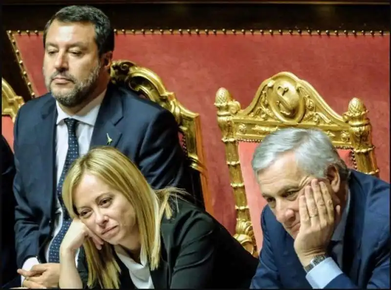 giorgia meloni antonio tajani matteo salvini