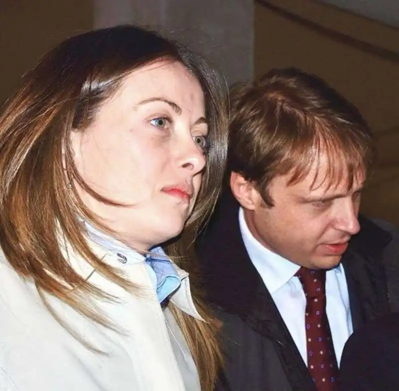 GIORGIA MELONI CON FRANCESCO LOLLOBRIGIDA