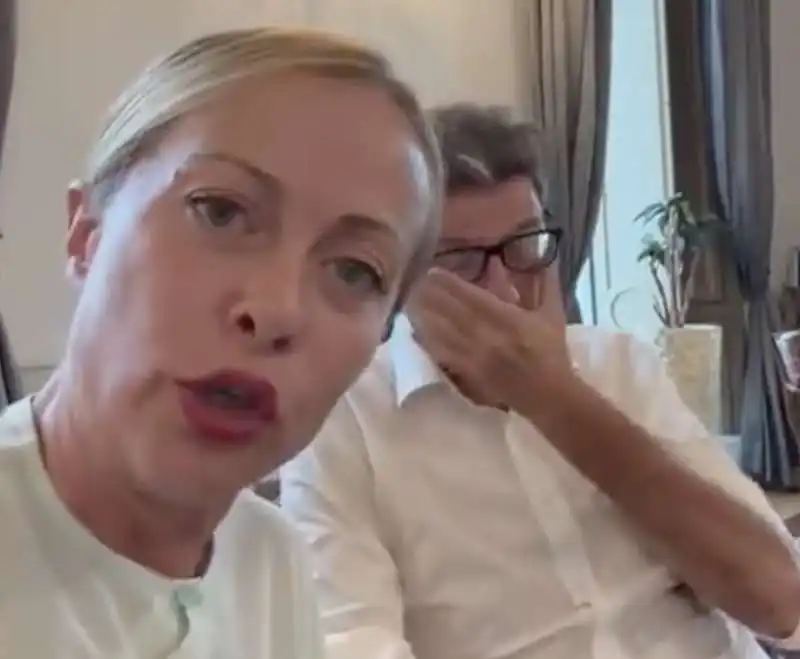 giorgia meloni e giancarlo giorgetti   4