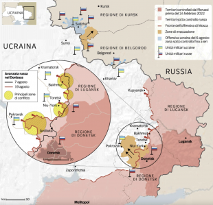 GUERRA IN UCRAINA - 21 AGOSTO 2024