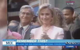 HILLARY CLINTON E LA MACARENA ALLA CONVENTION DEMOCRATICA 1996