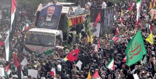 IL FUNERALE DI ISMAEL HANIYEH