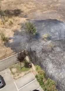 incendio a roma torre spaccata 3