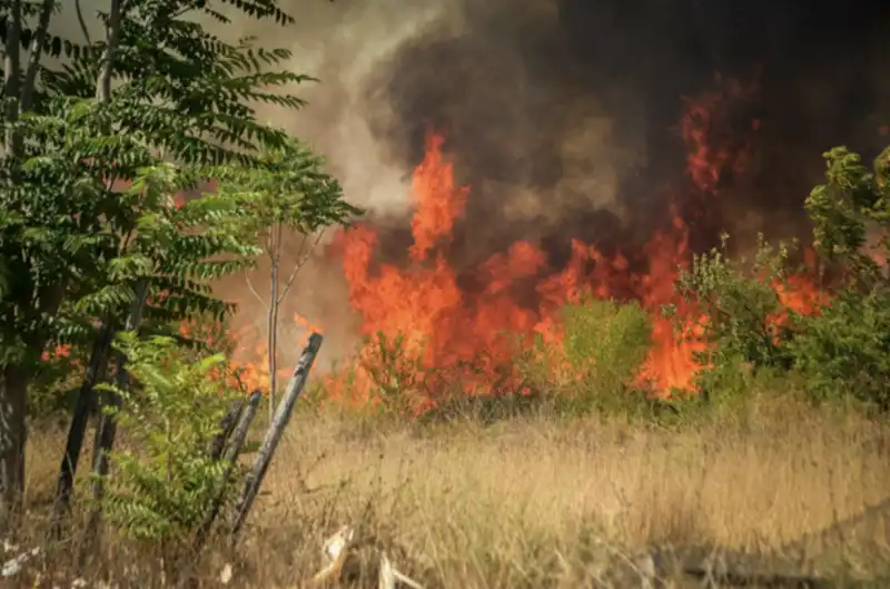 incendio a roma   torre spaccata    3