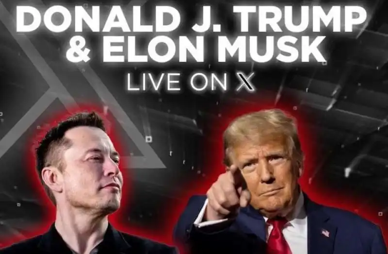 INTERVISTA DI ELON MUSK A TRUMP SU X