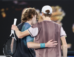 jannik sinner contro Andrey Rublev