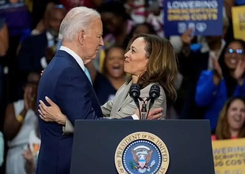 joe biden e kamala harris in maryland 