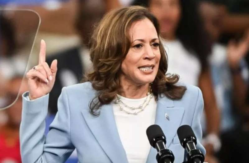 KAMALA HARRIS AL COMIZIO DI ATLANTA IN GEORGIA