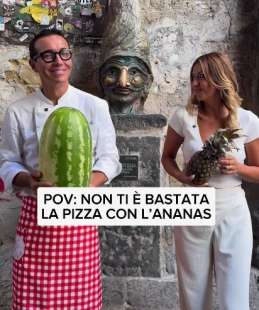 LA PIZZA CON L'ANGURIA DI GINO SORBILLO