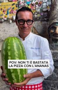 LA PIZZA CON L'ANGURIA DI GINO SORBILLO