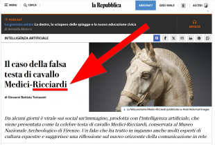 La Repubblica - Riccardi diventa Ricciardi