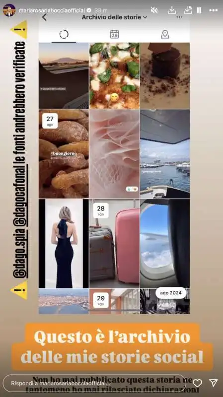 le storie instagram di maria rosaria boccia contro dagospia  4