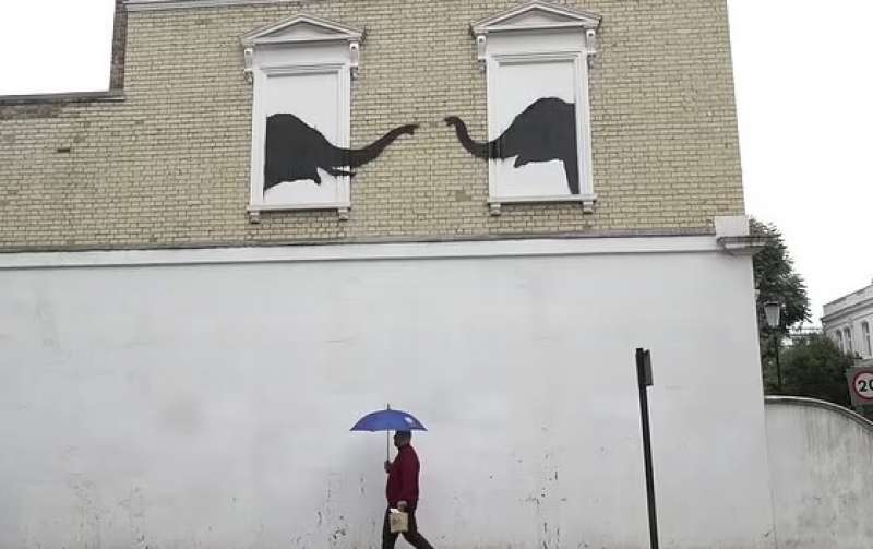 lo zoo di banksy per le strade di londra 3