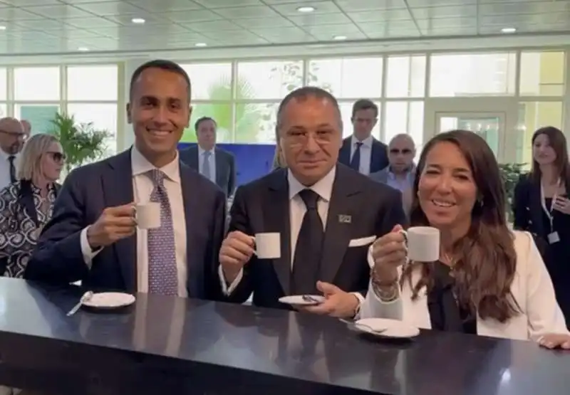  luigi di maio, kamel ghribi e licia ronzulli  in iraq 