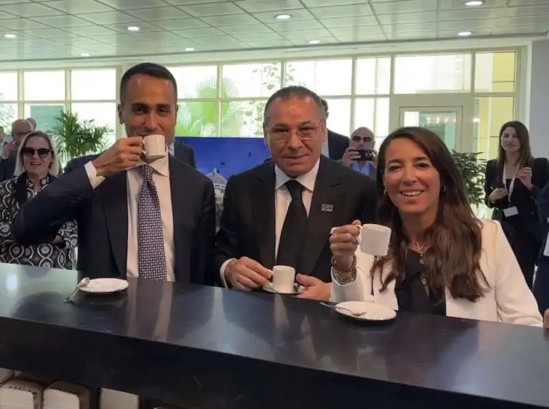 luigi di maio, kamel ghribi e licia ronzulli  in iraq