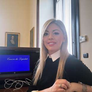 maria rosaria boccia alla camera dei deputati 2