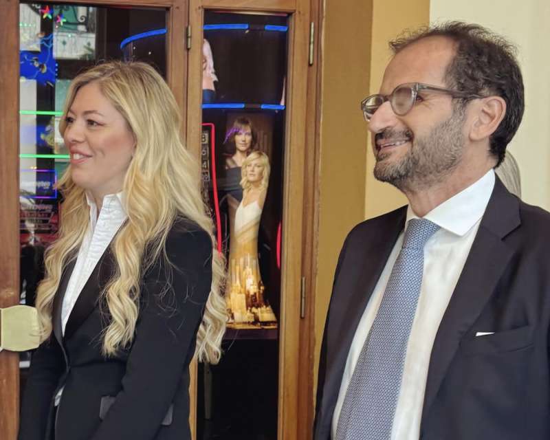 maria rosaria bocica con marcello gemmato