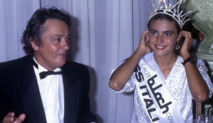 martina colombari alain delon