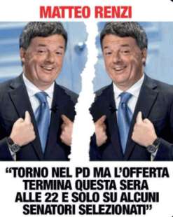 MATTEO RENZI VS MATTEO RENZI - MEME IL GIORNALONE - LA STAMPA