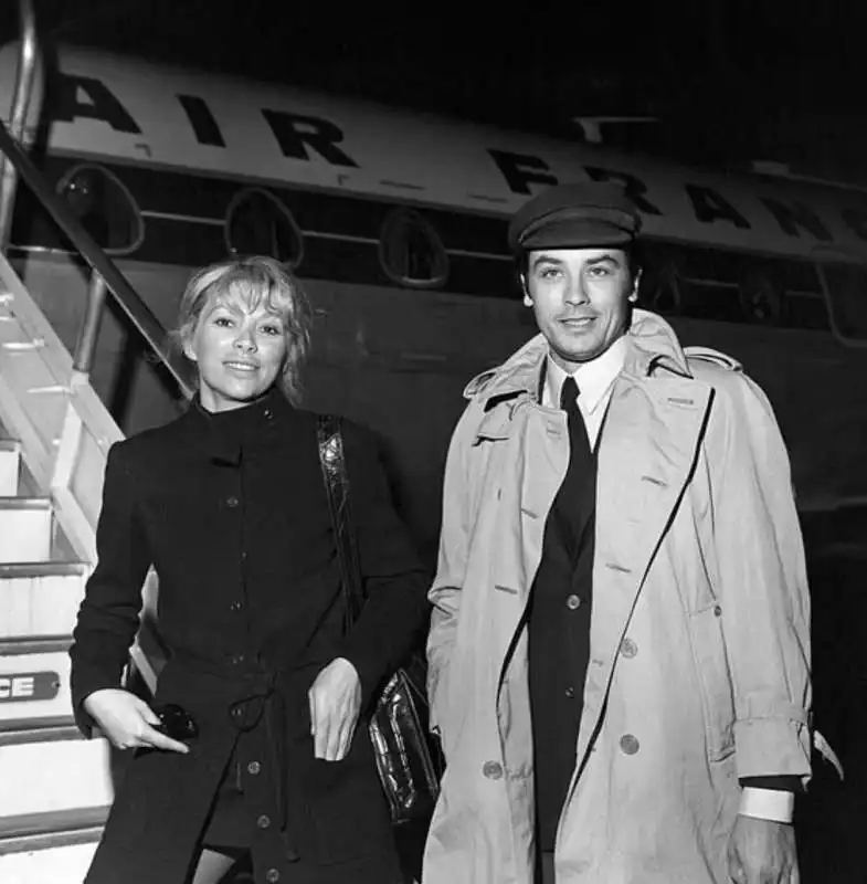 mireille darc   alain delon 