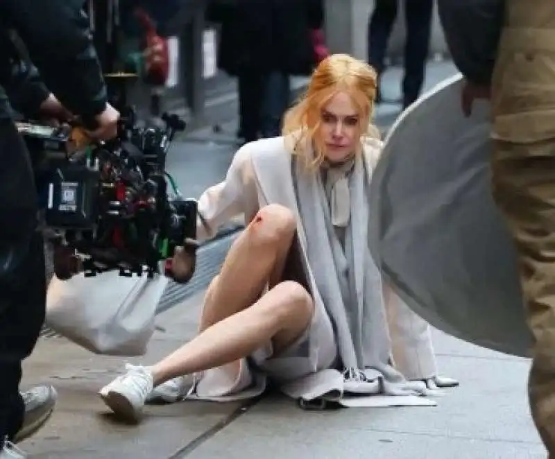 nicole kidman sul set di babygirl