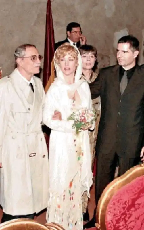 nino manfredi al matrimonio del figlio luca con nancy brilli