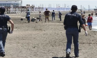 polizia a ostia