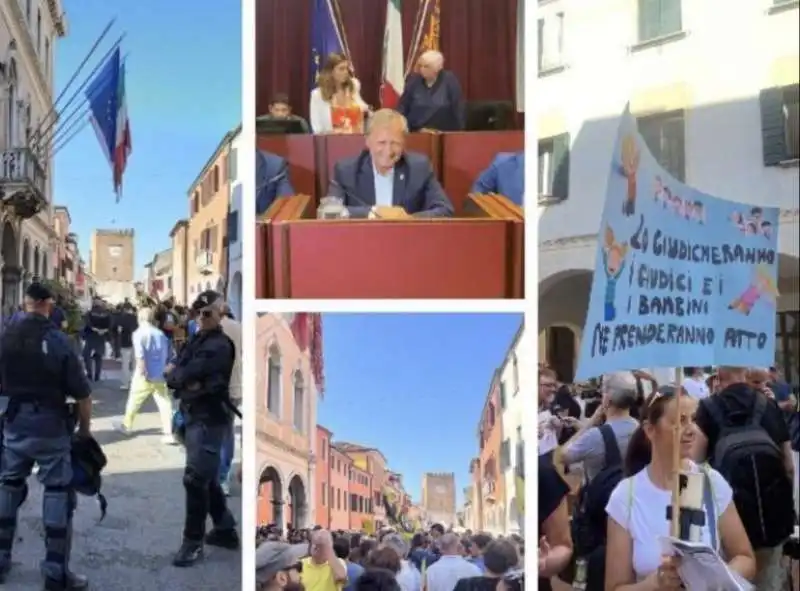 proteste contro luigi brugnaro a venezia 2