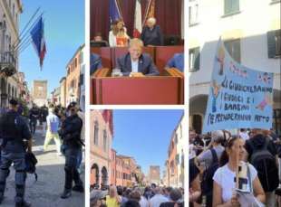 proteste contro luigi brugnaro a venezia 2