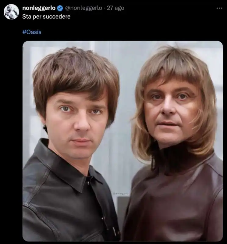 RENZI E CALENDA COME I FRATELLI GALLAGHER - MEME BY NON LEGGERLO SULLA REUNION DEGLI OASIS