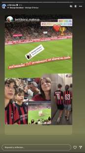 storie instagram di marta fascina trofeo berlusconi 2024 2