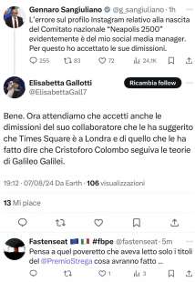 tweet sul social media manager di sangiuliano 2