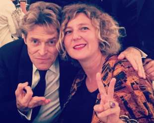 willem defoe con marcella libonati