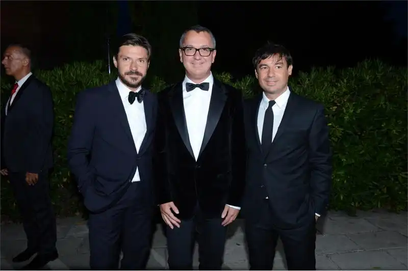 Antonio Casamassima Luca Dini e Fedele Usai PARTY VANITY FAIR 