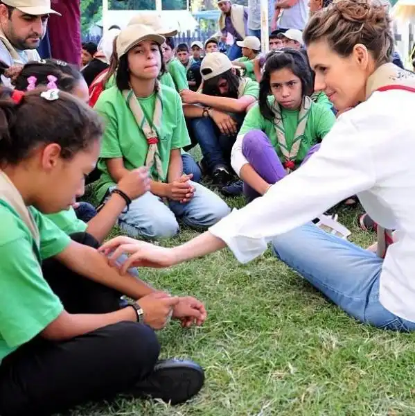 ASMA ASSAD SUL SUO PROFILO FACEBOOK 