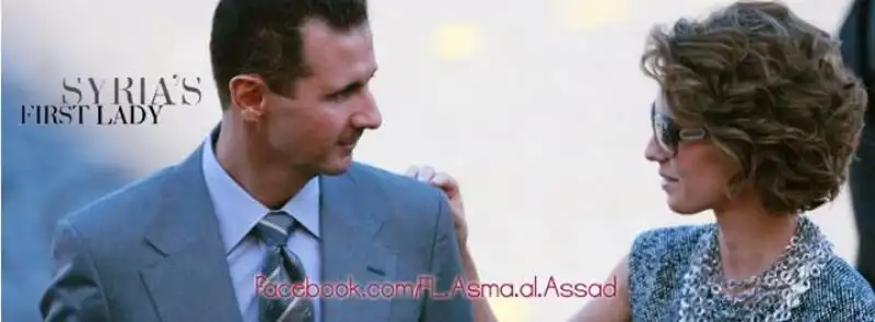 ASMA E BASHAR AL ASSAD SUL PROFILO FACEBOOK 