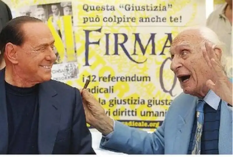 BERLUSCONI CON PANNELLA 