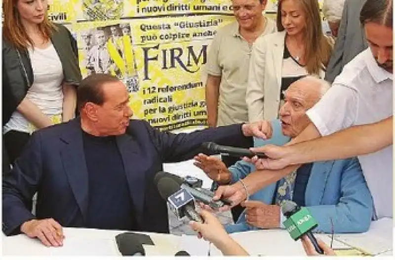 BERLUSCONI CON PANNELLA 