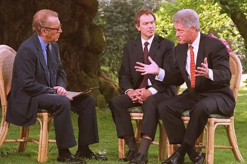 DAVID FROST CON BLAIR E CLINTON 