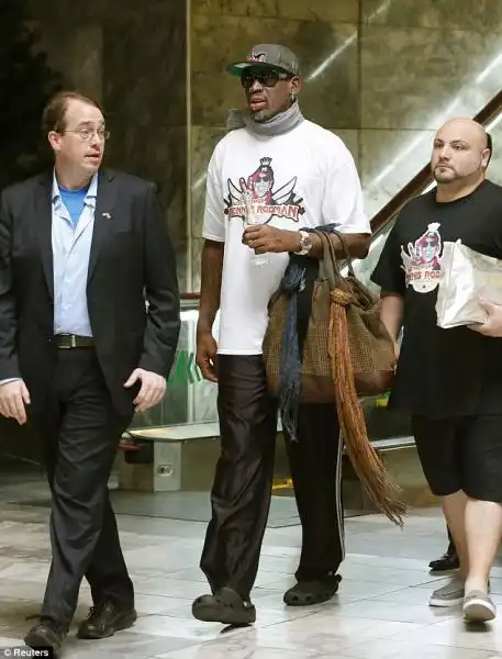 DENNIS RODMAN ARRIVA A PECHINO 