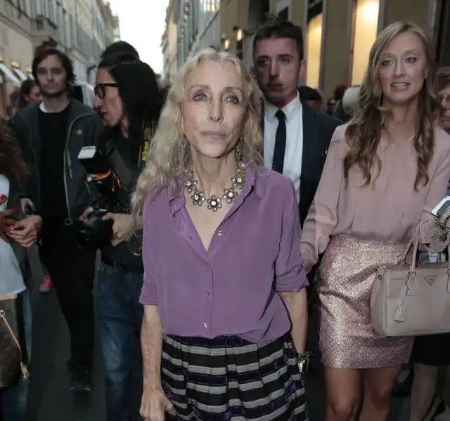 franca sozzani vogue fashion night out foto lapresse 