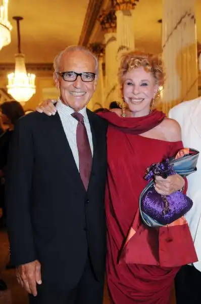 FRANCESCO MICHELI ORNELLA VANONI INAUGURAZIONE MITO ALLA SCALA FOTO FRANCO CORTELLINO 