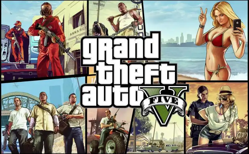 GTAV GRAND THEFT AUTO CINQUE 