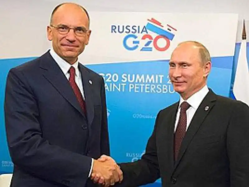 letta putin foto palazzo chigi x 