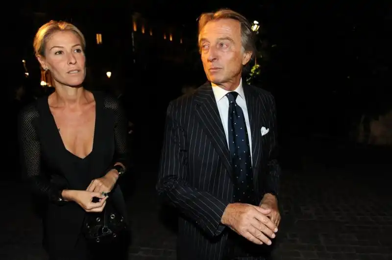 Luca Cordero di Montezemolo con la moglie Ludovica 